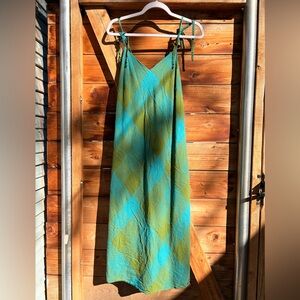 Pendleton Plaid Linen Dress